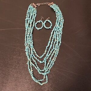 Turquoise Beaded Necklace
